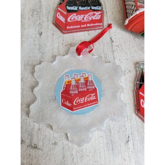 Coke bottle vintage variety Coca-Cola ornament Xmas set unique - Picture 4 of 10
